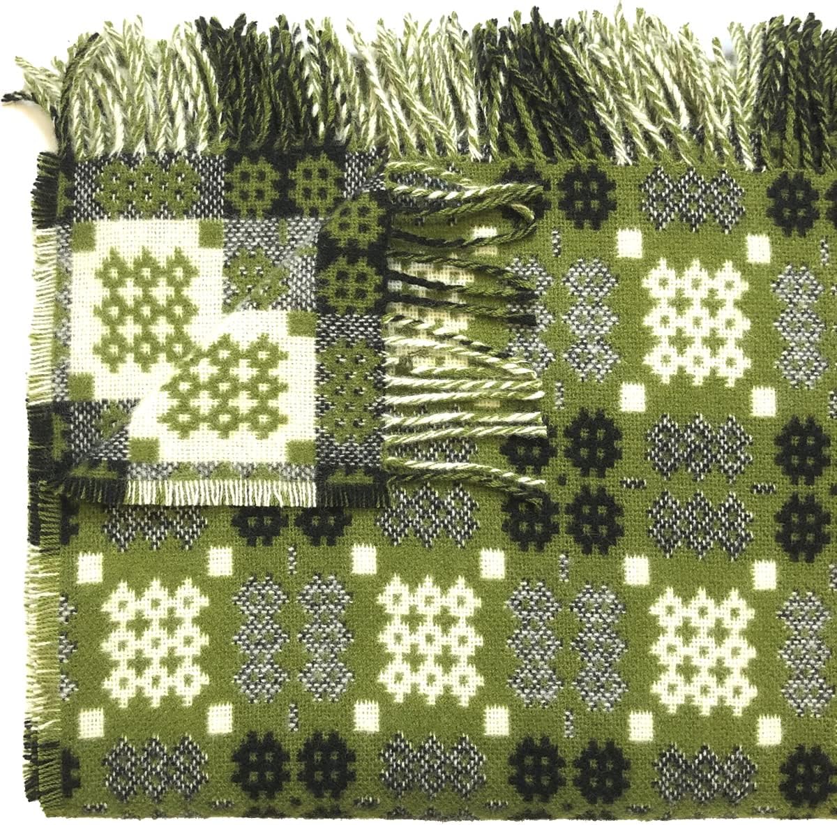 Welsh Tapestry Carthen Blanket — Caernarfon Pattern